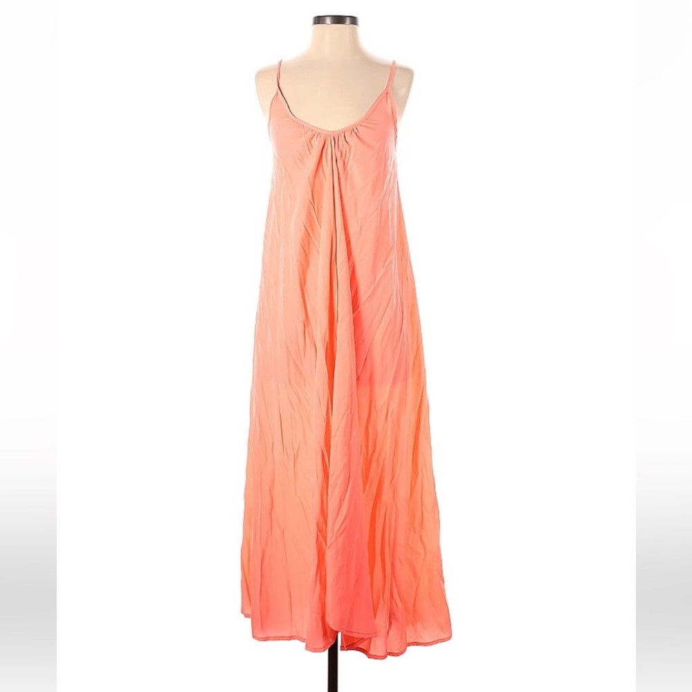 Pink stitch flowy dress women’s size 4
